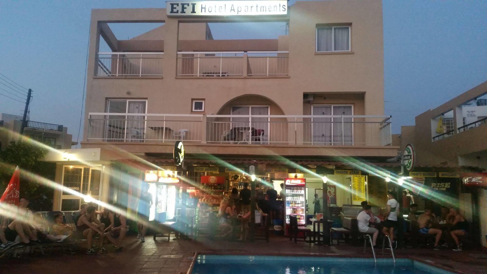 أيا نابا Efi Hotel Apts المظهر الخارجي الصورة