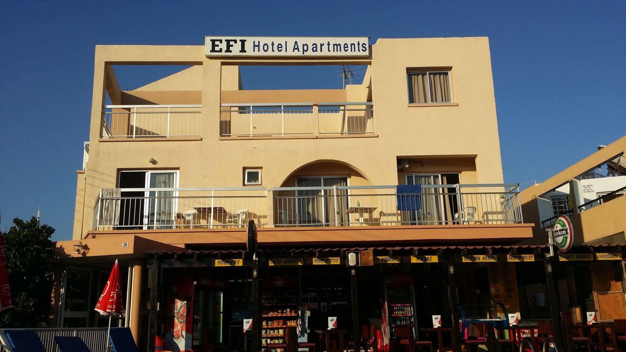 أيا نابا Efi Hotel Apts المظهر الخارجي الصورة